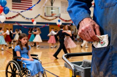Billionaire Mom Hides In Shadows As Janitor Saves Her Daughter From Bullies.