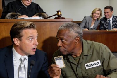 “I WILL DEFEND HIM!”—The Black Janitor Who Saved Billionaire After His Lawyer Abandoned Him in Court