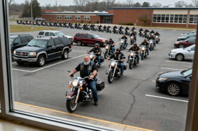 Bullies Laughed At Him On Career Day. Then 32 Harleys Rolled Into The School Lot.
