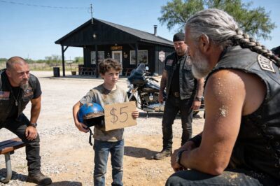 I Walked Into A Biker Clubhouse In Texas With A $5 Sign, And They Made Me Cry