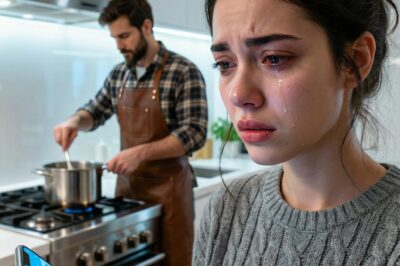 While my husband was making dinner, I got a message from one of his coworkers: ‘I miss you!’ I replied for him: ‘Come over, my wife isn’t home today.’ When the doorbell rang, my husband’s face froze…