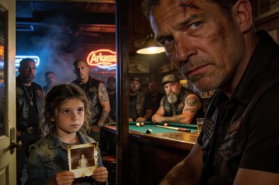 THE DAUGHTER HE NEVER KNEW EXISTED: When This 7-Year-Old Girl Walked Into A Room Of Outlaws Holding A Faded Polaroid, She Didn’t Just Bring A Message—She Brought A Reckoning For A Man Who Thought He Had Nothing Left To Lose!