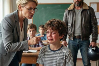 THE THUNDER OF JUSTICE: What 94 BIKERS Did to This Middle School Teacher After He Bullied a Gentle Boy Will Leave You Breathless!