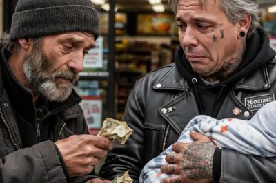 THE $8 MIRACLE: A Starving Man Gave His Last Penny to a Fearsome Biker — Then, 50 Harleys Surrounded Him in the Heart of New Jersey
