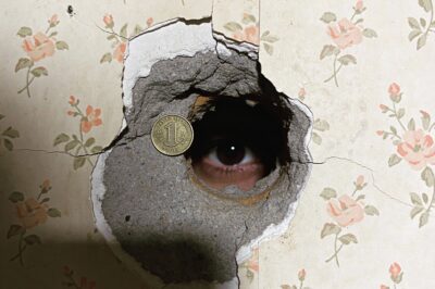 Never press your ear against the wall to eavesdrop. What you hear might not be human