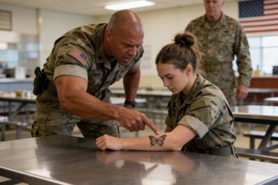 They Mocked This Female Soldier’s “Girly” Tattoo At Camp Hawthorne, Texas, Until A Special Ops Commander Revealed The Horrifying Truth Hidden Beneath The Ink
