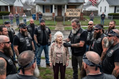 They Called Her A “Neighborhood Liability” And Tried To Evict An 81-Year-Old Widow At Dawn, But When 2,000 Outlaw Bikers Surrounded Her House, The Entire City Of Wichita Froze In Terror.