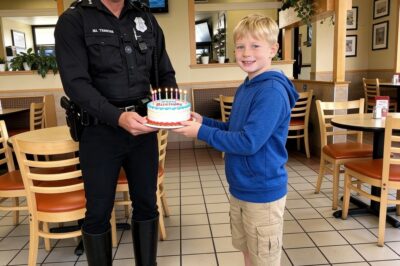 A Police Ranger in Detroit Overheard a Poor Boy Say He Was “Too Full” for Dessert, But the Truth About His Birthday Wish Broke Everyone’s Heart!