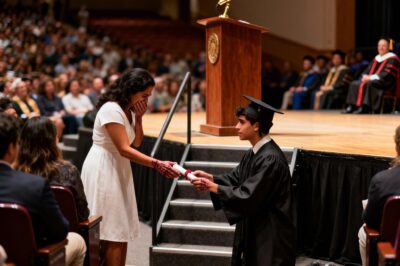“They Called Me ‘Garbage Boy’—But When My Mom Walked Into My Graduation, I Made 3,000 People Cry.”