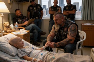 Chicago, IL – 40 Toughest Bikers in the City Took Shifts Holding a Dying 7-Year-Old’s Hand for 93 Days Straight Because Her Own Parents Couldn’t Handle the Grief and Abandoned Her at the Hospice
