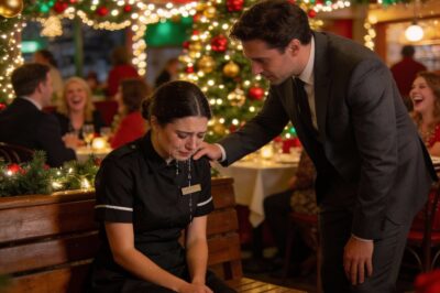 Fired on Christmas Eve in a snowy Detroit diner with $340 to my name, then the quiet single dad in the corner booth did the unthinkable for my family