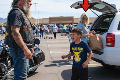 “She’s Not My Mom” — Boy Mouthed Words That Made A Biker Block The Only Exit.