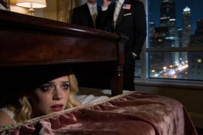 ON MY WEDDING NIGHT IN DOWNTOWN CHICAGO, I HID UNDER THE BED FOR A JOKE, BUT THE MAN WHO WALKED IN WASN’T MY HUSBAND—AND THE SPEAKERPHONE CALL I OVERHEARD JUST SHATTERED MY ENTIRE LIFE.