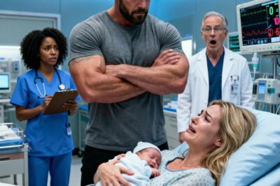 My husband looked at the newborn right after the delivery and said with a smirk, “We need a DNA test to be sure it’s mine.” I held the baby, tears welling in my eyes. When the doctor looked at the DNA test results and yelled “Call the p0lice!”…