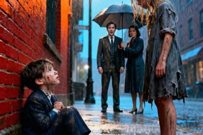 “Please, don’t hurt me, I can’t walk…” — The CEO’s son begged… Until a poor girl…