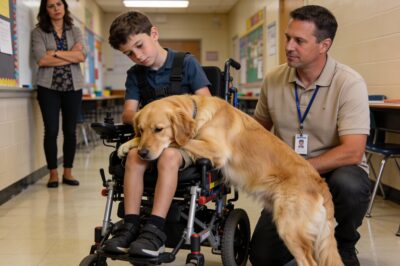 HEARTBREAKING: A teacher in Portland, Oregon called a disabled student “furniture with a heartbeat” and refused to teach him. But she didn’t know I was recording, and she didn’t know my service dog, Barnaby, was about to prove that the boy was smarter than all of us