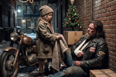 Poor Little Girl Helped an Injured Hells Angel — Next Day, 89 Bikers Lined Up at Her Door…