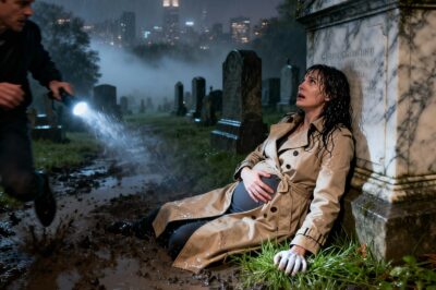 I was just a lonely cab driver visiting my son’s grave in Brooklyn when I found a pregnant billionaire left for dead in the mud, and the secret I kept for ten years changed everything.