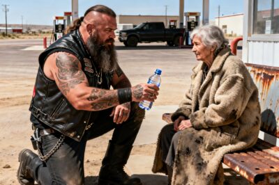 Everyone in Silverton, Montana, ignored the “homeless” woman at the gas station, but when a biker stopped to help, he discovered she secretly owned the entire valley—and was hiding a presidential document that would trigger an all-out war.