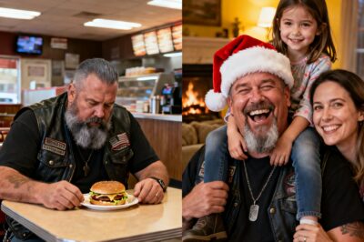A lonely biker sat in a Reno diner, waiting for his grief to consume him. Then, a little girl whispered five simple words and handed him a paper snowflake, turning a night of despair into a beautiful story of survival.