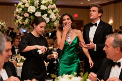 They thought I was just the submissive wife serving guests at the Grand Hilton, but when the truth about the stolen necklace and the embezzlement came out, the silence in the ballroom was louder than any scream I could have made.