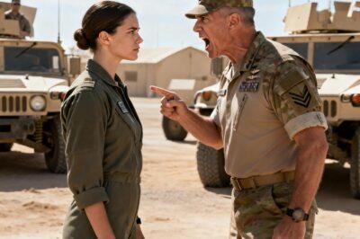 Everyone At The Texas Base Watched In Silence As The Angry Colonel Screamed At The Young Lieutenant To Remove Her Uniform, Not Realizing That She Had Secretly Sent The Evidence Of His Crimes To The General Weeks Ago.