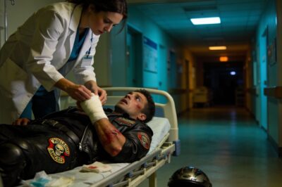 A doctor remained after hours to care for an injured motorcyclist — Unaware that he was a member of the Hells Angels and…
