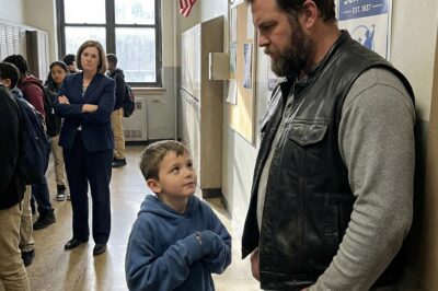 The Terrifying Biker Who Invaded Our Chicago Middle School Left Everyone Trembling In Silence, But The Shocking Secret He Left Behind In The Cafeteria