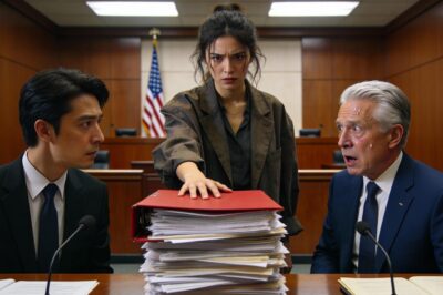 My Wealthy Father Laughed Out Loud in a Packed Courtroom Because I Couldn’t Afford a Lawyer—Until I Placed a Single Red Binder on the Judge’s Bench That Wiped the Smirk Off His Face and Sent Him to Prison.