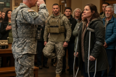 They Laughed at the One-Legged Woman in the Blizzard—Until the General Saluted Her.