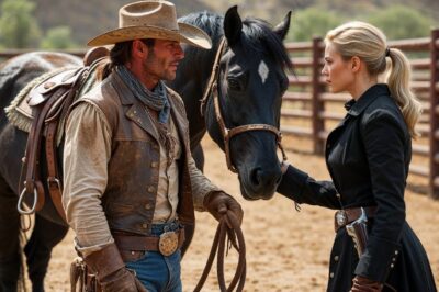 The Widow in Montana Offered $50 to Ride Her “Demon” Stallion. 25 Men Failed. I Just Stood Still