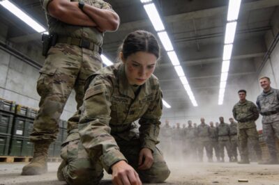 They tried to break her every morning, a ritual of humiliation in the cold concrete warehouse. But they never imagined the ghost they were tormenting, or what would happen when she pinned that old bronze badge to the wall.