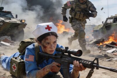 They looked at my scrubs and saw a liability. A suburban nurse who baked cookies and double-checked charts. They didn’t see the scarring on my trigger finger or the six years I spent in places that don’t exist on a map. When the world exploded around us and the elite warriors were screaming for help, I knew the lie was over. The hardest part wasn’t picking up the rifle again; it was knowing that the peace I had desperately built was gone forever.