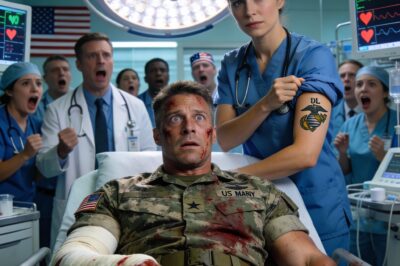 I gripped the reception counter until my knuckles turned white, the shrapnel in my hip feeling like broken glass grinding against bone. I didn’t have time for a soft-spoken civilian nurse; I needed a Navy Corpsman who knew what combat did to a man.