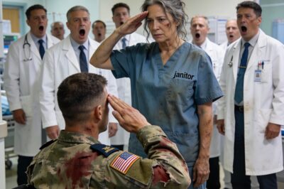 The Arrogant Doctors Laughed At My Shaking Hands And Called Me A Janitor, Until A Dying SEAL Commander Arrived And Saluted Me In The Trauma Bay.