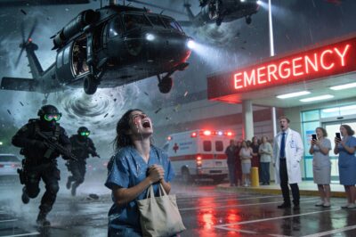 They didn’t just fire me; they discarded me like medical waste in the pouring rain after a twelve-hour shift. The chief physician fairly screamed it in my face, veins bulging in his neck, right in the middle of the trauma bay. “You are nothing here, Nurse James! Get out!” I didn’t argue. I never argue. I just grabbed my cheap tote bag with my extra scrubs and walked out the automatic doors into the downpour, feeling the weight of a complete and total failure crushing my chest.