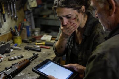 “You think that’s a toy? That’s a Barrett .50 caliber.” I stepped closer to the Commander, close enough to see his eyes widen. The silence on the range was absolute. “This rifle has killed from distances you’ve never even attempted. And I’m not just a technician, Commander. I’m James Reeves’ daughter.” I held his gaze, refusing to blink. For twenty years I had run from that name. Today, I was using it as a weapon.