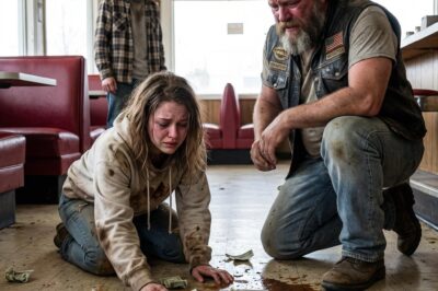 The whole diner just watched him make me crawl.