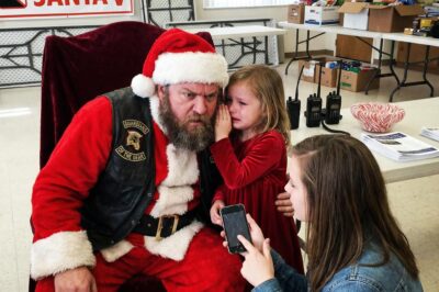The little girl on my Santa lap whispered her sale price.