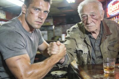 He put his hands on the wrong forgotten old soldier.