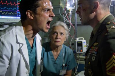 He screamed at her to leave, not knowing who she was.