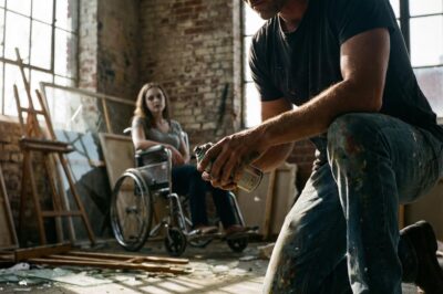 The line went dead. The dread was a physical thing, a cold knot in his gut. He took the stairs, his boots hammering the concrete. The door was ajar.