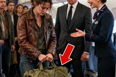 ” She Was Forced Out of First Class — Until the Pilot Spotted the SEAL Tattoo on Her Back…and Froze”