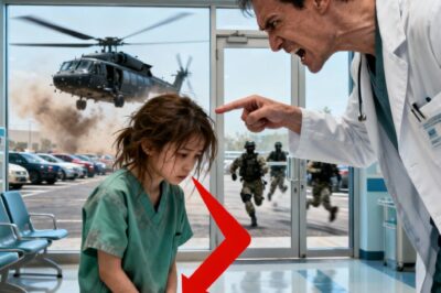 I swallowed every insult and scrubbed every floor, hiding the dog tags that proved I was more dangerous than the arrogant doctor standing over me.