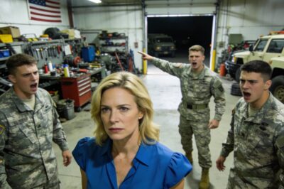 He saw a blonde woman in a silk blouse and assumed I was lost looking for the commissary. He didn’t see the years I spent smelling like diesel and hydraulic fluid. When I pointed out a critical safety failure on his truck, his ego couldn’t handle it. He stepped into my space, his voice dripping with that specific kind of condescension some men save just for us. I felt my old muscle memory flaring up, the instinct to square up and use my command voice. But I wasn’t wearing the uniform anymore, and that made all the difference to him.