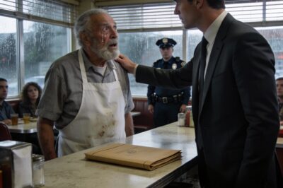 Bankrupt Diner Owner in Detroit Feeds a Homeless Man His Last Meal, Then Black SUVs Pull Up!