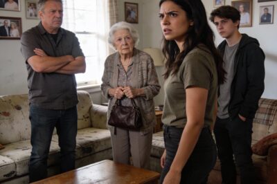 On a cold morning in Cleveland, I found my grandma abandoned on my doorstep with just two suitcases and a heartbreaking note. What my family did next will leave you speechless.