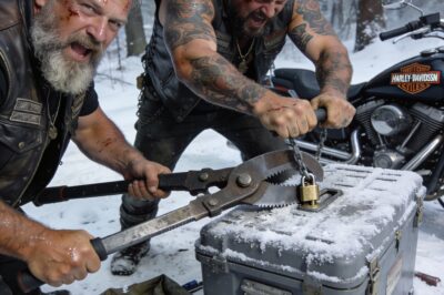 I pressed my ear against the frozen box and heard her dying.