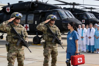 “Dr. Prescott pointed at my leg and laughed, telling me to go work in the morgue because I was too slow. He didn’t know that the metal pins holding my shattered tibia together were the only reason seven Marines made it home alive five years ago. He was about to find out.”