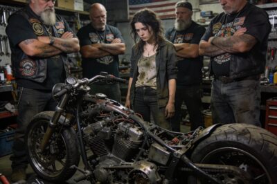 I was invisible to them. Just the homeless girl holding a broom in the corner of the high-end garage. I watched fifty expert mechanics fail for eight hours straight. They were ready to give up on the legendary machine. But I saw something they missed, something hidden in plain sight.